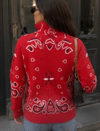 Bandana Girl Zip-Up Jacket