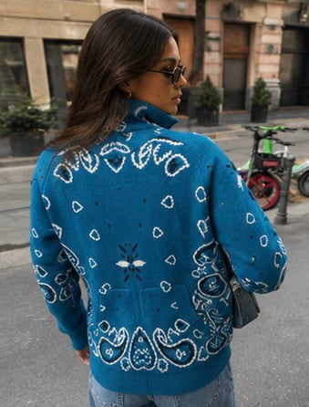 Bandana Girl Zip-Up Jacket