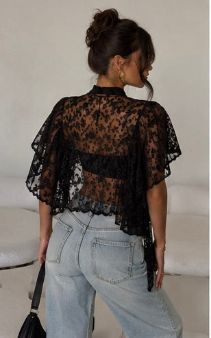 Love Me Later Lace Blouse