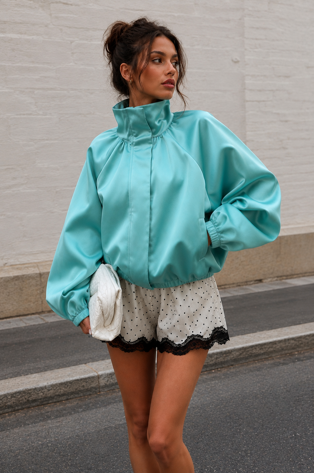 THE MAIN CHARACTER SATIN JACKET
